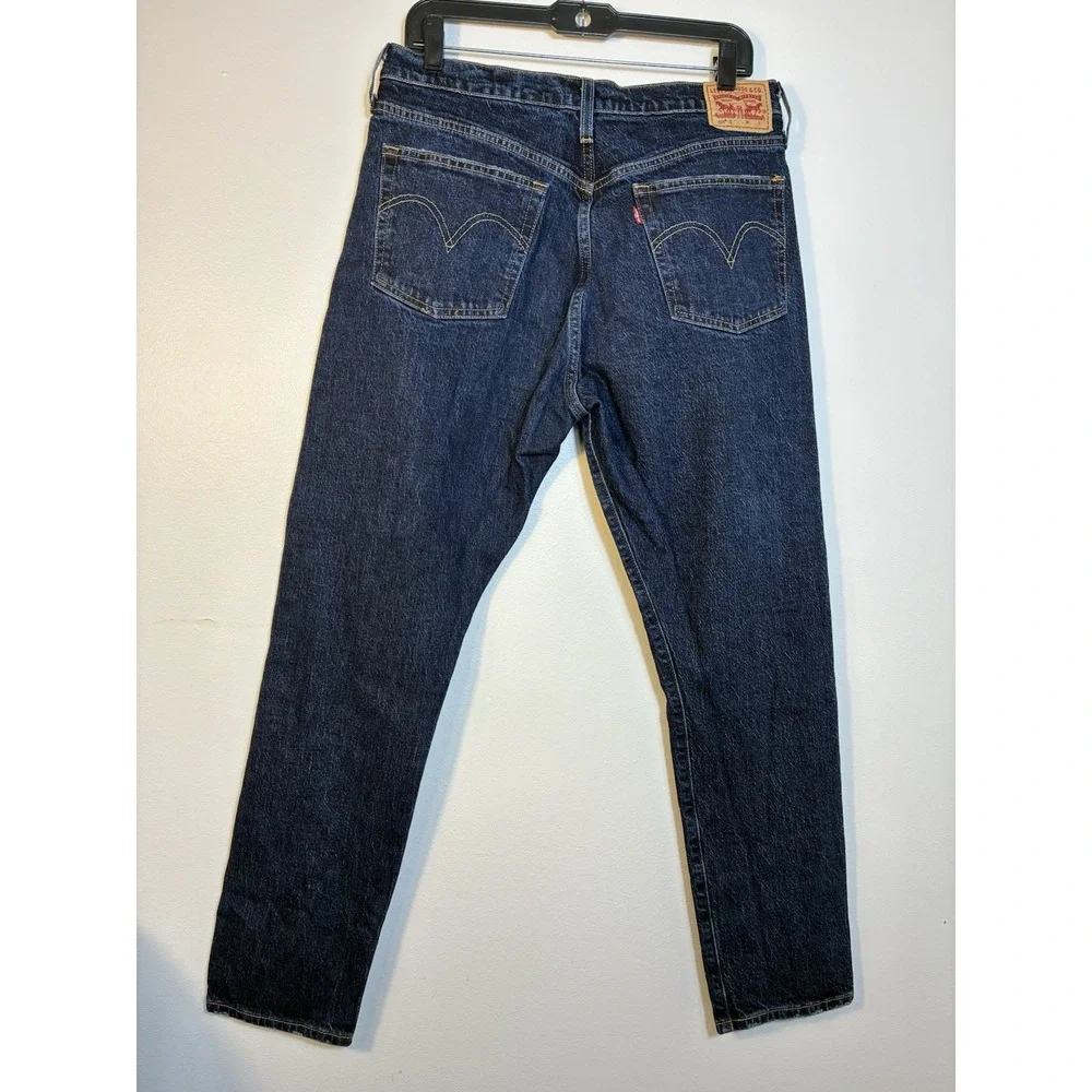 Levi 501 Jeans Men's 32/30 Dark‎ Wash Denim Classic Straight Leg
